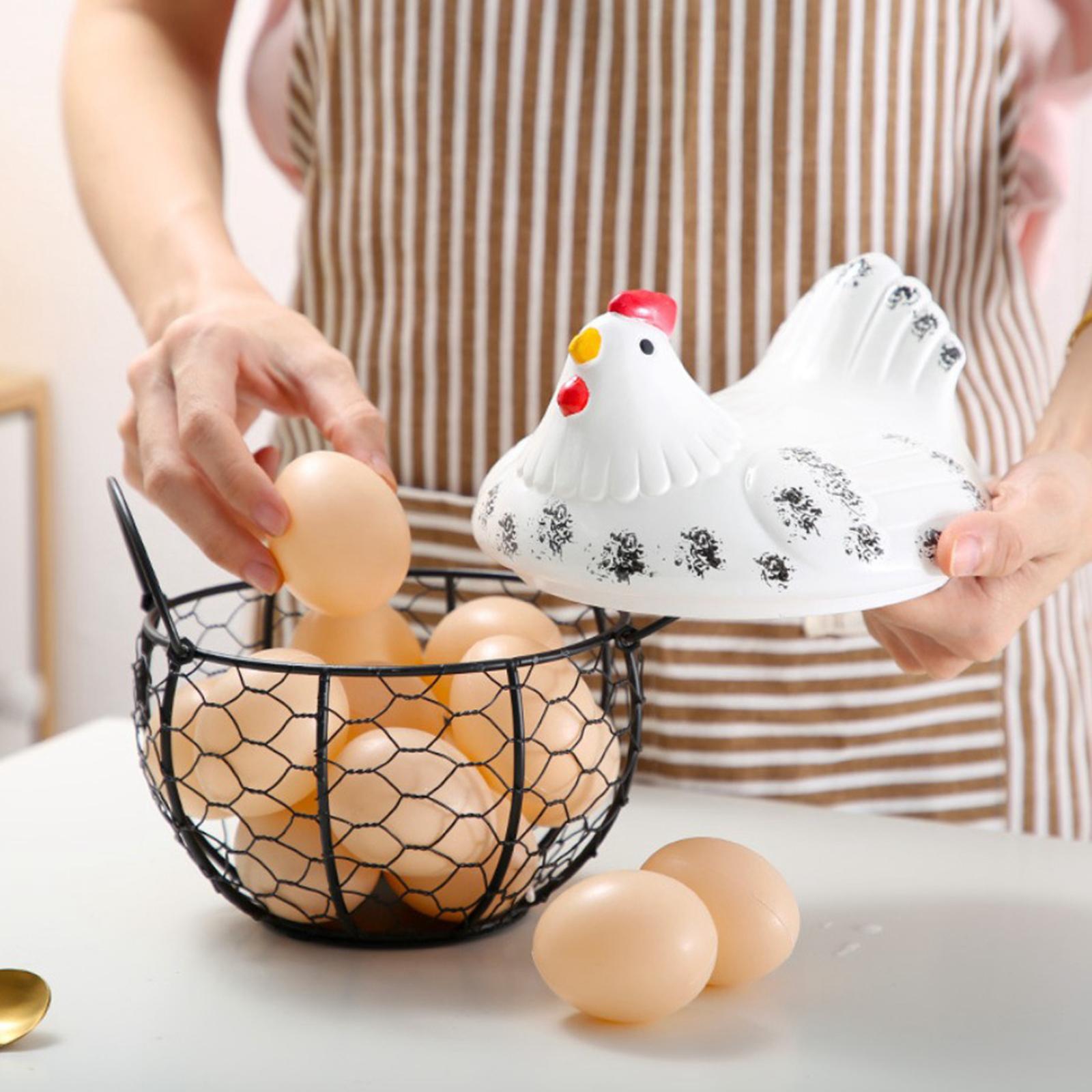 Food Snacks Basket - Cestino Portauova in Metallo, Cesto per
