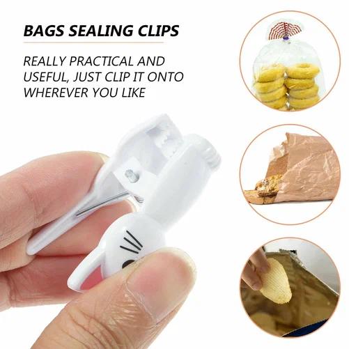 Food Snacks Packaging - 8 Pezzi Clip a Forma di