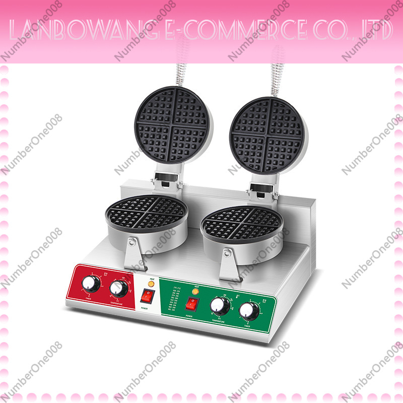 Food Snacks Business - Piastra Girevole Antiaderente per Waffle e