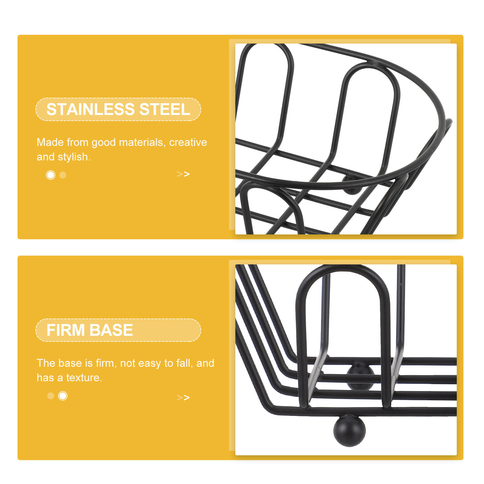 Cesto portaoggetti in acciaio  - Food Snacks Basket recensione e prezzo