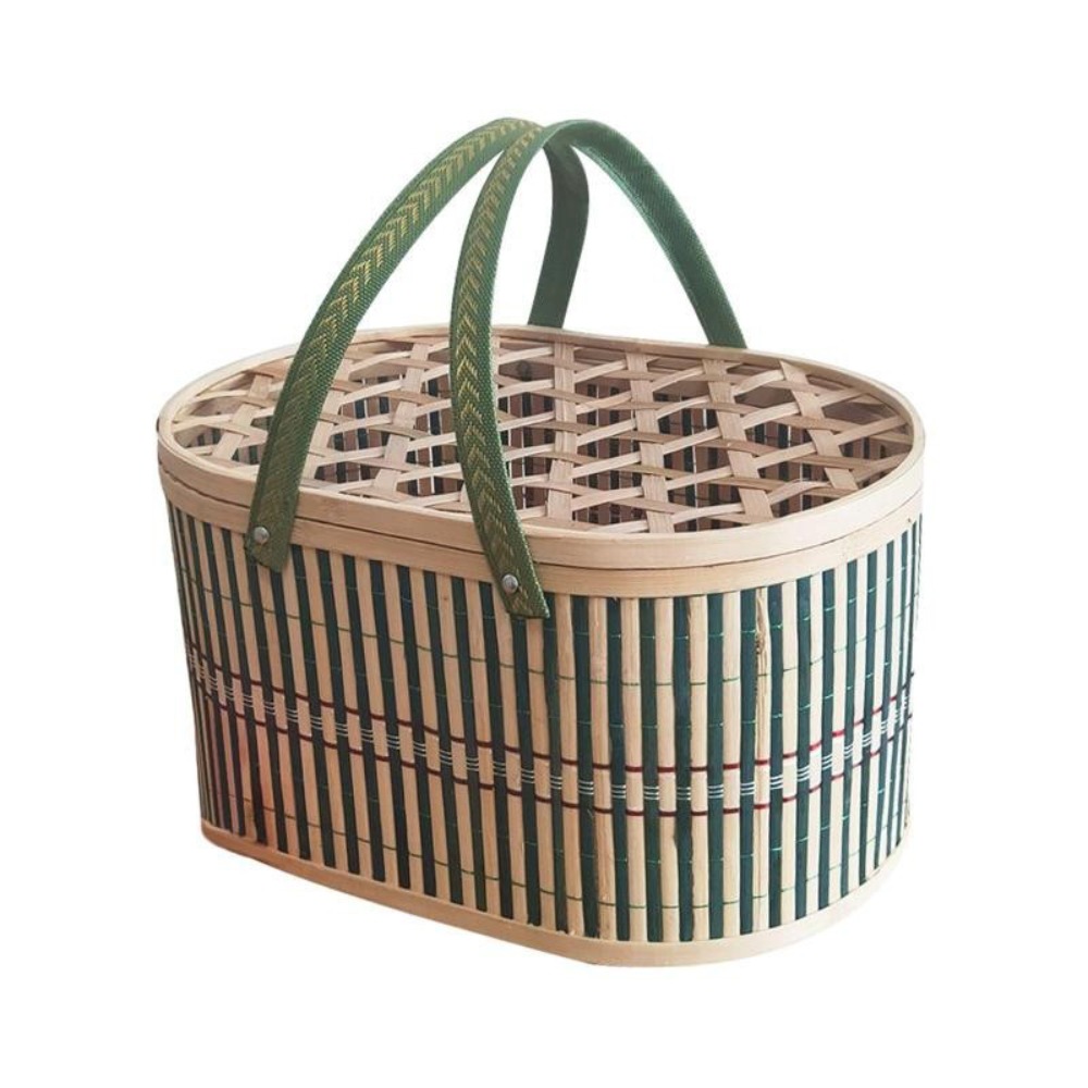 Cestino di bambù durevole fatt - Food Snacks Basket recensione e prezzo
