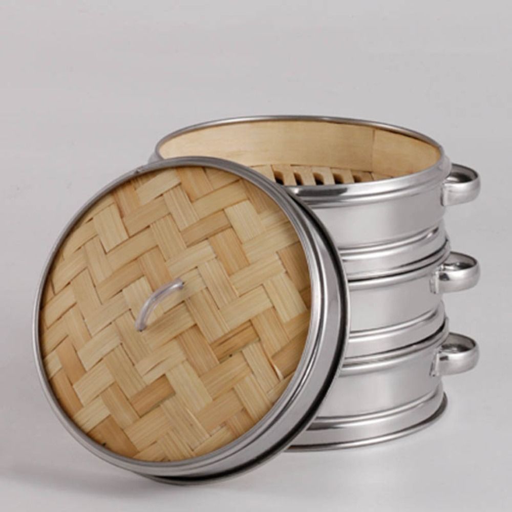 New Bamboo Bamboo Steamer Weav - Food Snacks Basket recensione e prezzo
