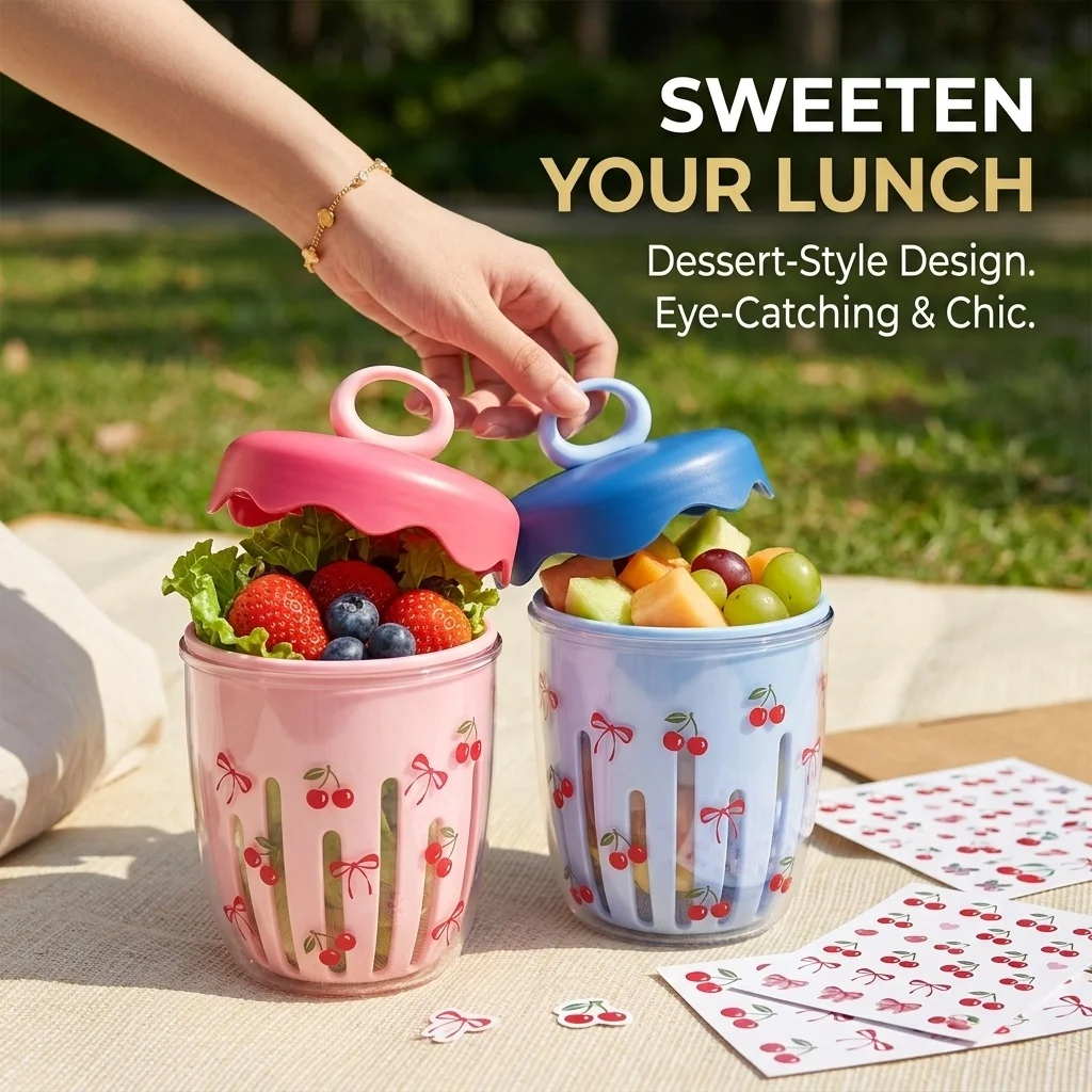 Contenitore per insalata di fr - Food Snacks Basket recensione e prezzo