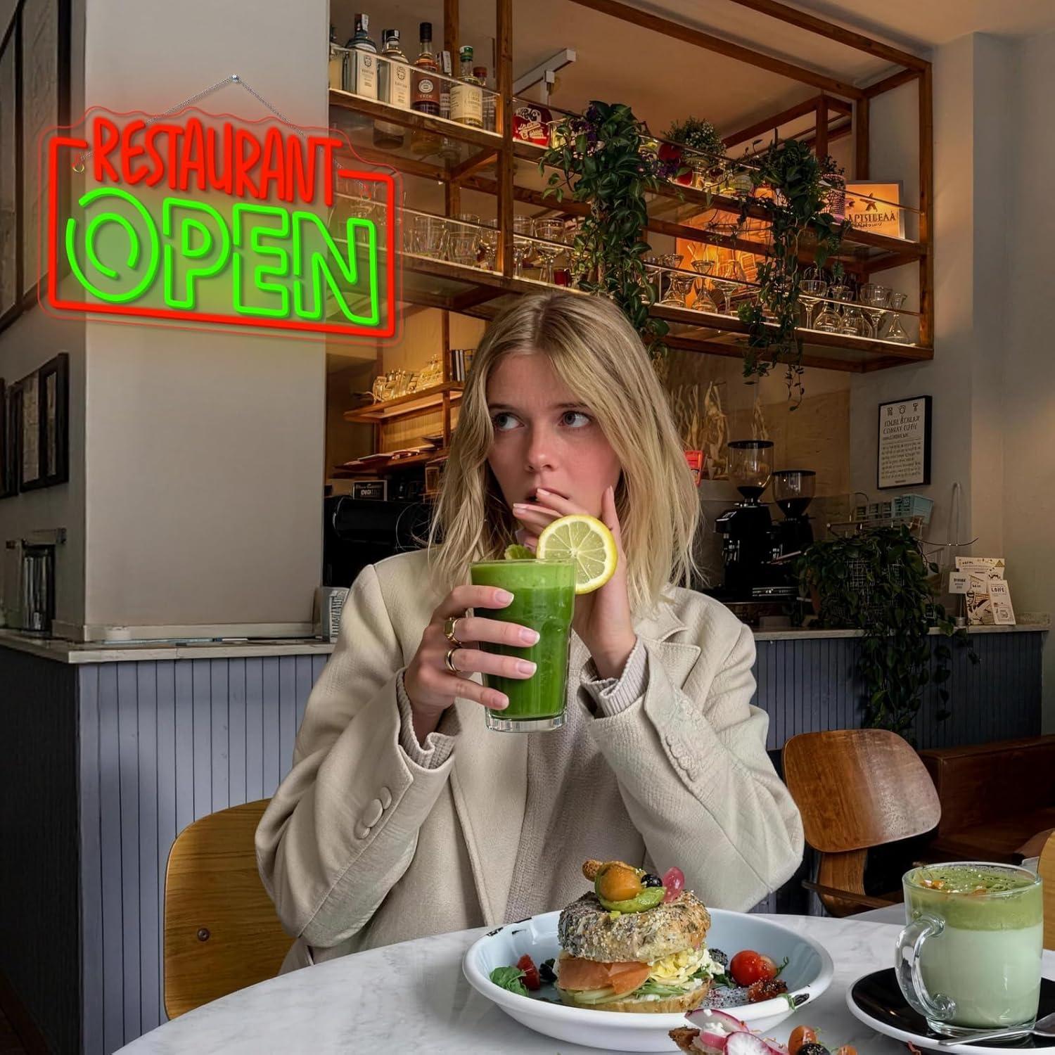 Insegna al Neon per Ristorante - Food Snacks Business recensione e prezzo