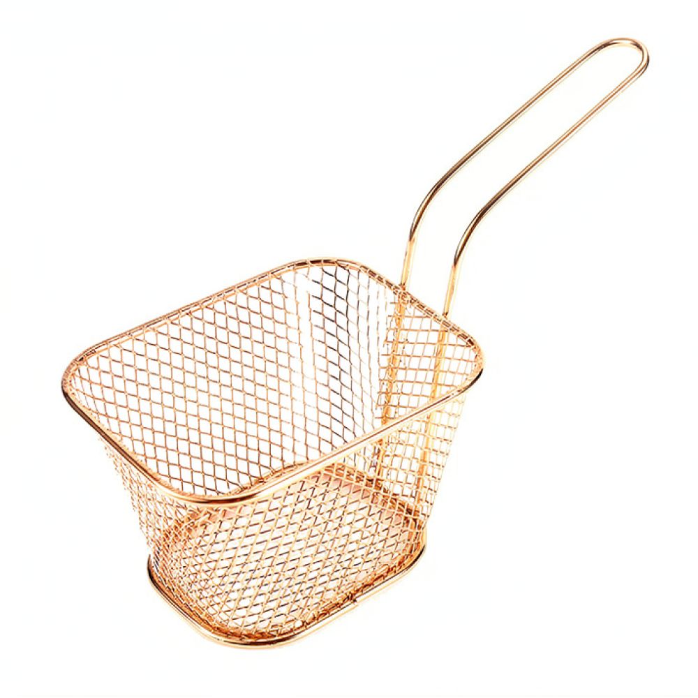 Cestello quadrato in filo meta - Food Snacks Basket recensione e prezzo