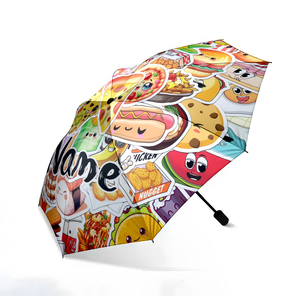 Ombrello personalizzato con no - Food Snacks Name recensione e prezzo